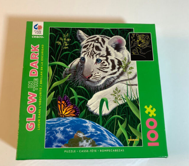 White Tigers of Bengal 63 Piece *Lenticular 3D Effect* Jigsaw