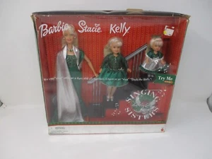 De colección 2000 Mattel Barbie Stacie Kelly cantando hermanas navideñas con caja nuevo de lote antiguo - Imagen 1 de 18