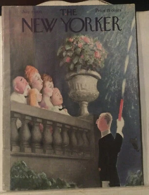 The New Yorker Magazine July 1, 1939 Cover Will Cotton, Perelman, Shaw, Dali - Image 1 of 4