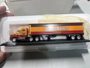 Matchbox Honey Brown Lager Mack Semi Truck & Trailer, - Picture 1 of 7