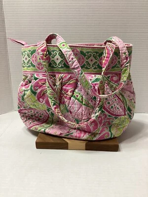 Bolso de hombro VERA BRADLEY Globo Burbuja Pouch (ROSA RUEDA DE PASADOR) Foto 1 de 4