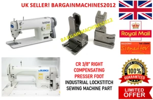 CR3/8” RIGHT COMPENSATING PRESSER FOOT INDUSTRIAL LOCKSTITCH SEWING MACHINE PART - Picture 1 of 3
