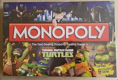 Rare Teenage Mutant Ninja Turtles Monopoly ~ New Sealed ~ Hasbro 2013 - Image 1 of 2