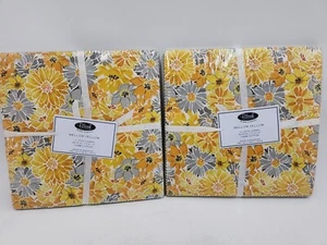 NEW Mellow Yellow Favorites 10" Squares Set of 2. 42 Qty ea = 84 Total - Picture 1 of 6
