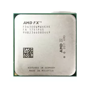AMD FX-6300 CPU 6-Kern 3,5 GHz FD6300WMW6KHK Sockel AM3 + Prozessor Original-Zubehör-Hersteller Brandneu - Bild 1 von 3