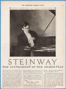 1925 Steinway Piano John Powell Instrument of the Immortals Vintage Musical Ad