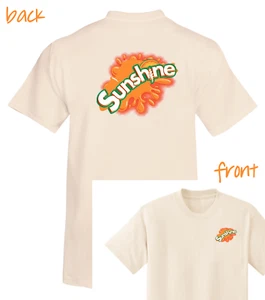 Camiseta naranja Sunshine Windsor Scully Bear Leary Grateful Dead The Brotherhood - Imagen 1 de 5
