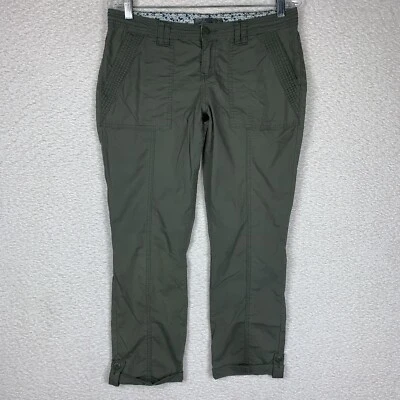Pantalones chinos para mujer Prana verdes talla 4 utilitarios al aire libre senderismo pierna recta Foto 1 de 4
