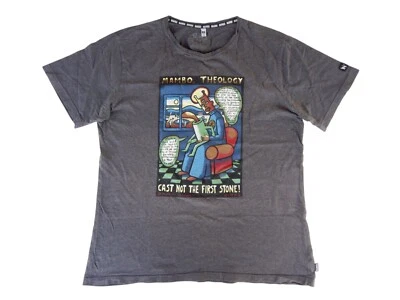 Camiseta Mambo Australia Theology 1994 gris vintage 100 % algodón para hombre - talla XXL Foto 1 de 4