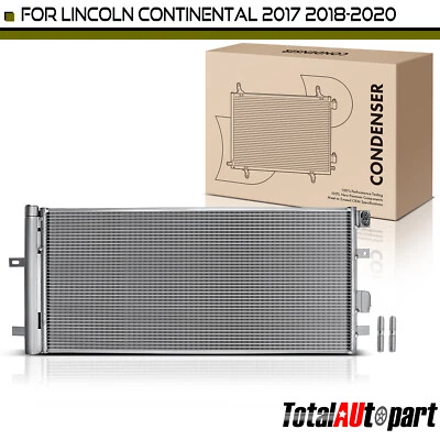 Condensador de aire acondicionado con receptor secador y soporte para Lincoln Continental 2017-2020 V6 Foto 1 de 4