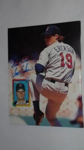 SCOTT ERICKSON Pitcher SIGNED 8x10 BECKETT MAGAZINE COVER BEST WISHES - Picture 1 of 3