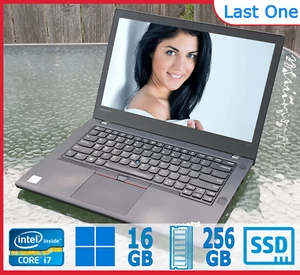 Lenovo ThinkPad T470 i7 / 16 GB / 256 GB SSD / Win 11 / 14in - Picture 1 of 12
