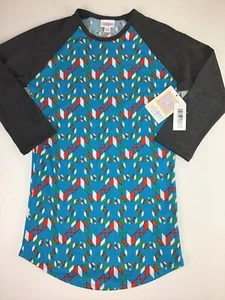 LuLaRoe Baseball Raglan Shirt, Size XXS, 2XS. New With Tags. - Picture 1 of 7