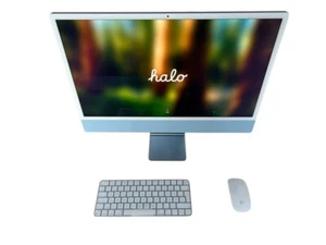 Apple iMac 24" A2438 2021 Blau M1 8-C GPU 16GB RAM 1TB  4,5k Retina OVP - Afbeelding 1 van 10