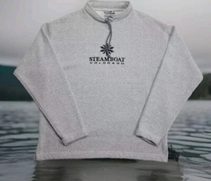 Sudadera De Colección Sansegal Para Hombre Talla Mediana Hecha en EE. UU. Stemboat Colorado - Imagen 1 de 5