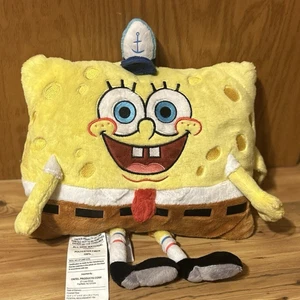 SpongeBob SquarePants  Pillow Pet Pee Wee 12” Nickelodeon 2011 Plush Toy - Picture 1 of 10