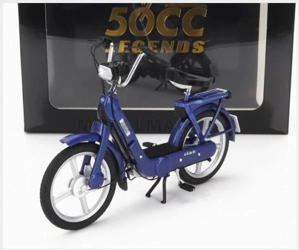 50CC-LEGENDS 50CC10032 PIAGGIO - VESPA CIAO 1985 (FOR GERMANY) - BLUE MET - 1/10 - Immagine 1 di 2