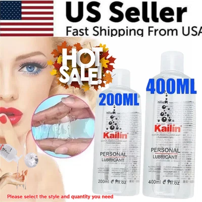 Lubricante Lubricante Sexual Personal a Base de Agua Larga Duración Fácil Limpieza Adulto 7/14 OZ EE. UU. Foto 1 de 4