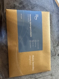 NEW 60 Loads OCEAN BREEZE Hey Sunday Laundry Detergent Sheets Easy Use Travel - Picture 1 of 3