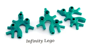 3 LEGO Dark Turquoise Sea Plant Seaweed Fish Tank (49577) 3 Pieces - Picture 1 of 2