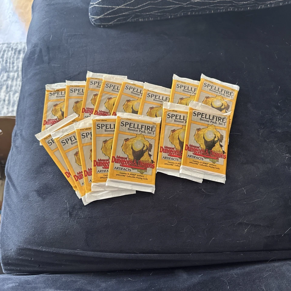 Spellfire Booster Pack Advanced Dragons Artifacts ADD New Sealed Set 5, First Ed - Image 1 of 1