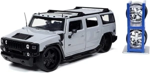Jada Toys Just Trucks 1:24 2003 Hummer H2 with Rack Die-cast Car Grey, Toys... - Picture 1 of 7