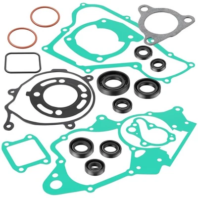 Complete Engine Top Bottom End Gasket Oil Seal Kit For Honda CR80RB Expert 96-02 - Image 1 of 4