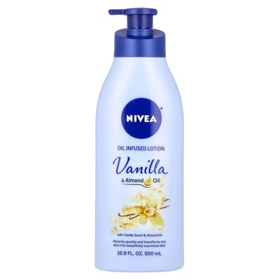 Oil Infused Lotion, Vanilla & Almond Oil, 16.9 fl oz (500 ml) - Image 1 of 2