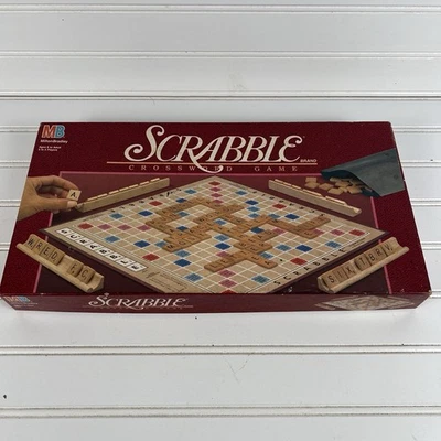 Vintage Scrabble Board Game- 1989 Edition by Milton Bradley Verified Complete - Image 1 of 4