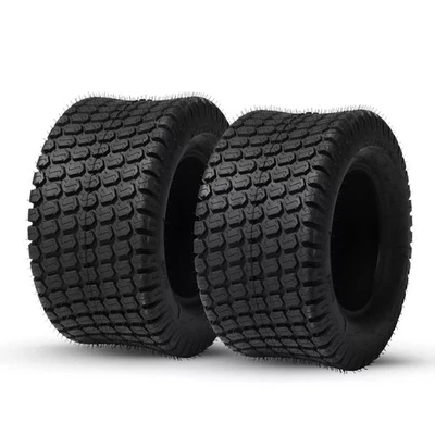2pcs 16x6.50-8 Lawn Mower Tractor Turf Tires 2 Ply Rated 16x6.5-8 Tubeless - Image 1 of 4