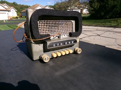 1951 1952 Chevrolet rádio botão - GM Delco restaurado funcionando - 6 volts - Imagem 1 de 4