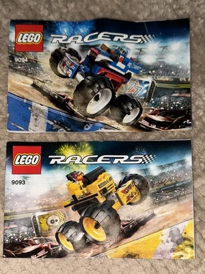LEGO Racers LOT: Bone Cruncher (9093) And Star Striker (9094) 100% Complete - Image 1 of 4
