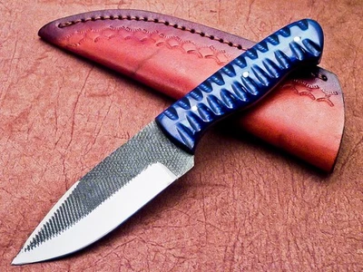 CUSTOM HAND FORGED CARBON STEEL 8" Hunting Knife – SKINNING KNIFE TR-6317 - Image 1 of 4