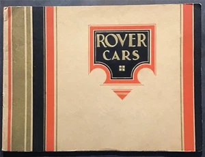 ROVER 10/25HP Light 20 METEOR 2 Litre FAMILY TEN Car Sales Brochure For 1931 - Picture 1 of 14