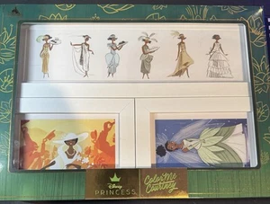 Disney Princess & The Frog Tiana Color Me Courtney Mini Framed Art Print 5pc Set - Picture 1 of 2