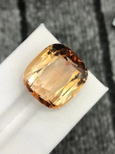 Piedras preciosas sueltas de topacio dorado natural de 44,60 quilates increíble color de Skardu Pakistán - Imagen 1 de 5