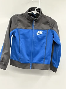 Nike Track Jacket Toddler Size 2T Blue Gray Full Zip - Picture 1 of 8
