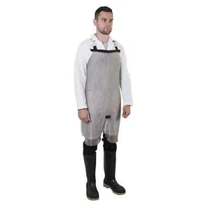 Honeywell Whiting +Davis® Apron Stainless Steel Mesh no Top Straps - Picture 1 of 5