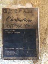 Caterpillar Cat 963 Lgp Track Loader w/ 3304 Engine Parts Catalog Manual Book