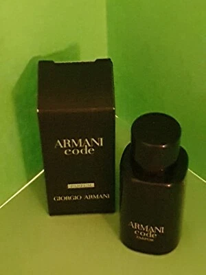 ●ARMANI CODE 7 ml Parfum pour Homme  GIORGIO ARMANI mit OVP RARITÄT BRANDNE 2024 - Bild 1 von 2