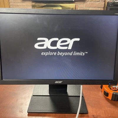 Acer V196HQL 18.5" Widescreen LCD Monitor With Stand - Image 1 of 4