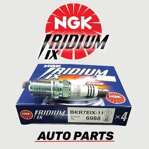 NGK IRIDIUM IX SPARK PLUGS FOR HONDA B-SERIES K-SERIES BKR7EIX-11 (4) - Picture 1 of 2