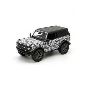 5445DA 2022 BY KINSMART Ford Bronco Hard Top 1:34 Scale Diecast  Camo (NO BOX) - Picture 1 of 5