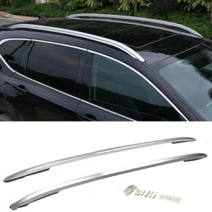 2Pcs Silver Roof Rail Racks Side Rail Bar Holder Fits for Honda CRV CR-V 2023 - Picture 1 of 8