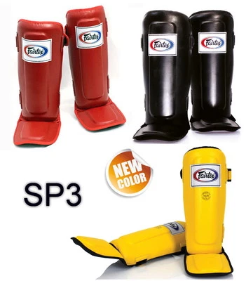 FAIRTEX SP3 ESPINILLERAS PROTECTORES MUAY THAI BOXEO PATADA EQUIPO DE PROTECCIÓN MMA K1 Foto 1 de 2