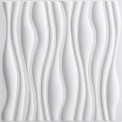 12 Pack 3D Wall Panels Covering PVC Cladding Wallpaper Decorative Tiles - Image 1 of 2