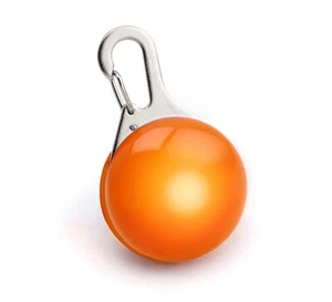 PRECORN ciondolo luminoso arancione LED cani gatti pettorina cane collare luminoso cane - Foto 1 di 8