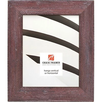 Craig Frames Hatteras, 2.0 Inch Wide Boho Rustic Red Picture Frame - Image 1 of 4