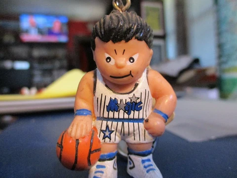New W/Tag Deadstock ORLANDO MAGIC White Jersey L'il Brat 2" Tall Keychain Cover