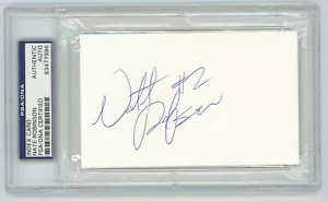 Nate Robinson Signed Index Card (PSA) New York Knicks NBA Basketball Auto - Picture 1 of 2
